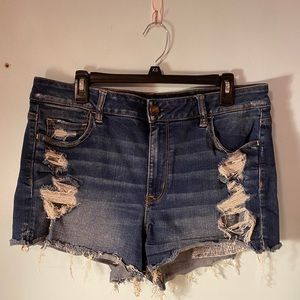 AEO high rise shorts